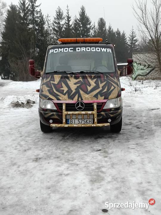Sprinter 313 pomoc drogowa specjalny 2004r na 341000km Autolawety podlaskie Białystok