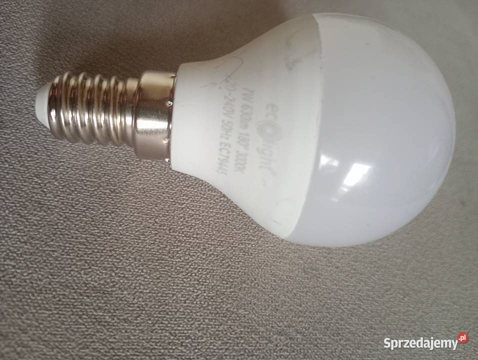 LED żarówka świetlówka E14 7W630lm3000K mała Żarówki i świetlówki Szczecin