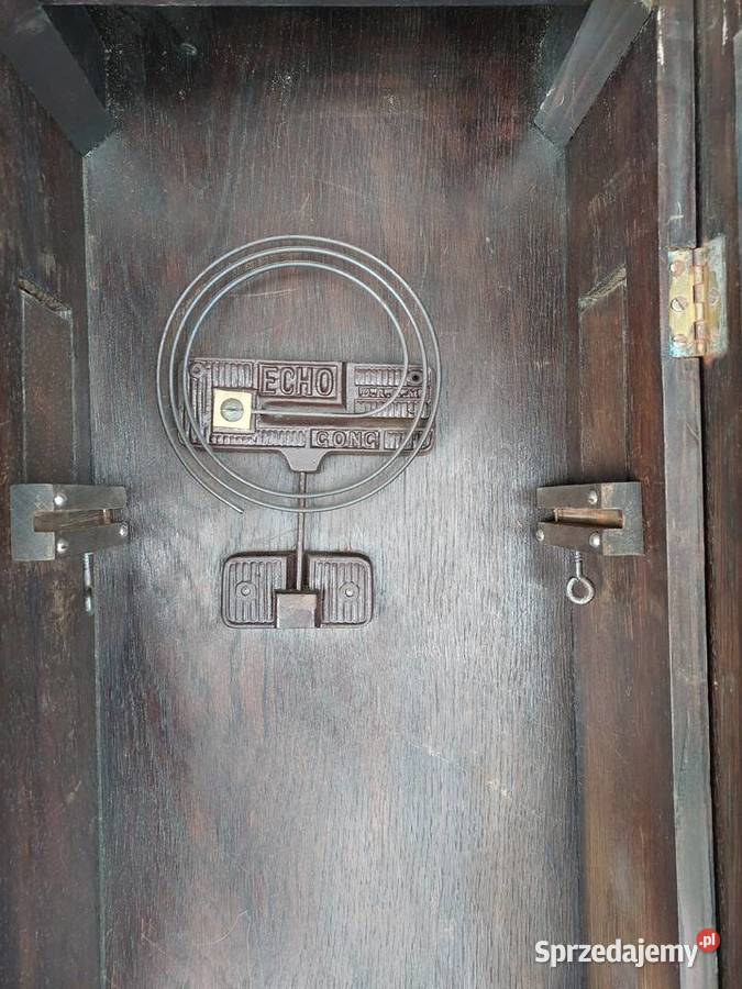 Stary zegar ścienny gabinetowy Mauthe Tczew