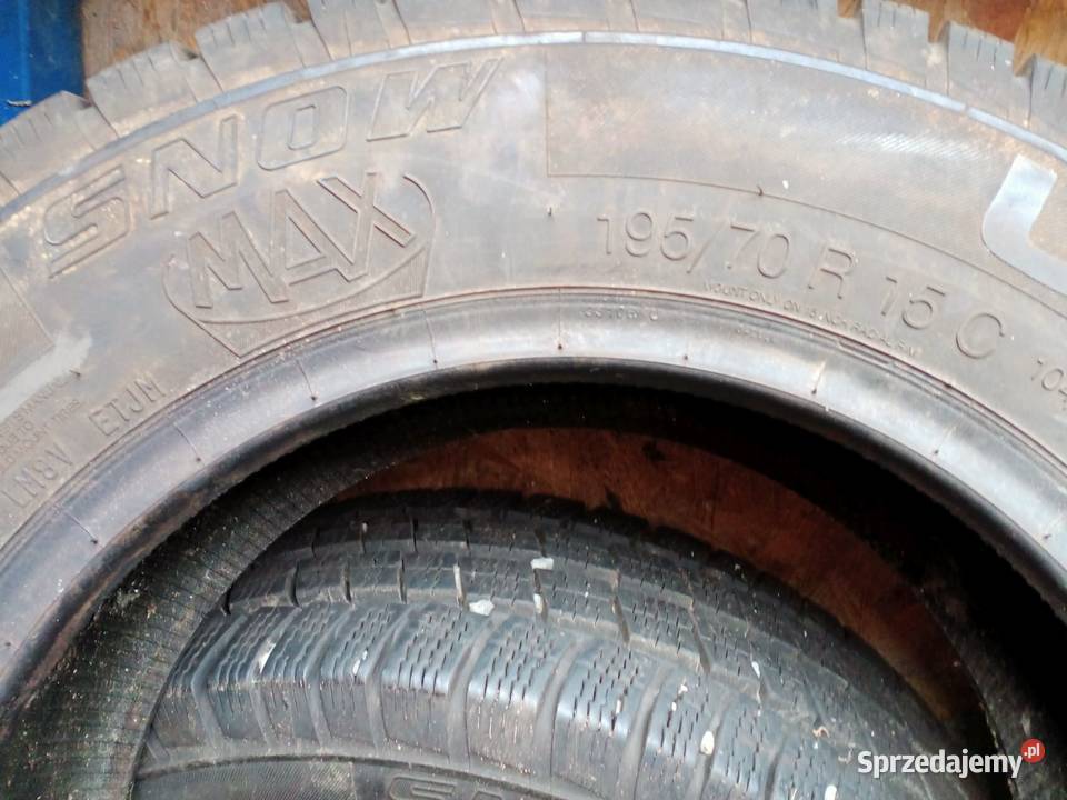 2 opony UNIROYAL 19570R15C ms świętokrzyskie Kielce sprzedam