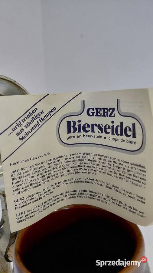 Kufel Gerzit oryginał małopolskie