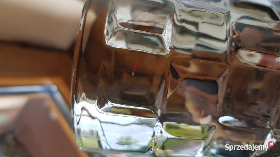 Wazon KOSTKA Ząbkowice kolorowe szkło PRL śląskie Dąbrowa Górnicza