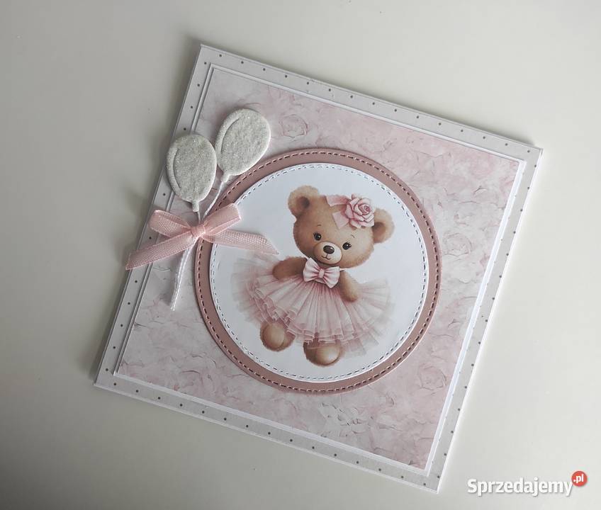 Kartka ręcznie robiona na Narodziny urodziny z łódzkie Łódź