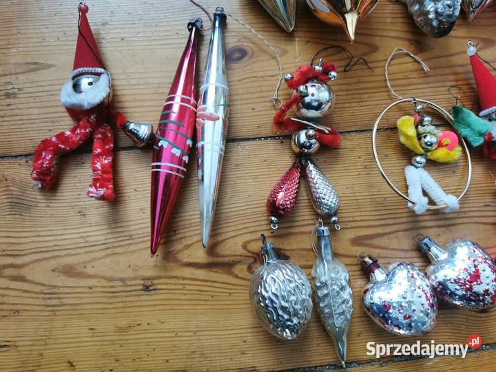 Bombki PRL MIX 42 sztuki Lębork