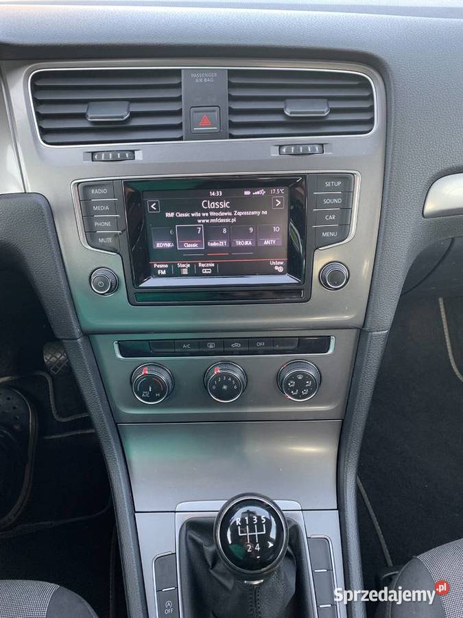 VW Golf VII 16 TDI kombi 2014r garażowany dolnośląskie Wrocław