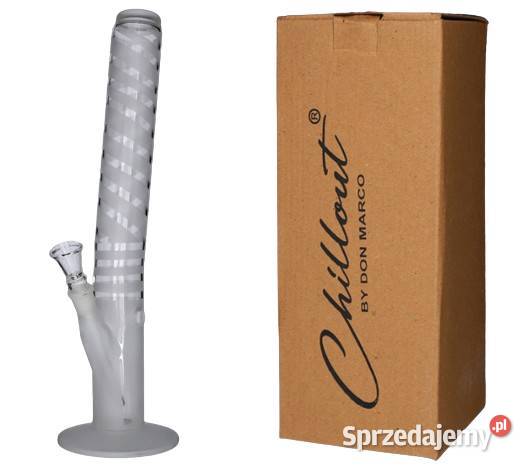 Szklane Bongo 45 z Matowym Wzorem Fajka Wodna Ostrowy nad Okszą sprzedam