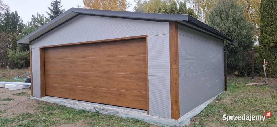 Garaże ocieplane z płyty warstwowej Sprzedaż Łódź