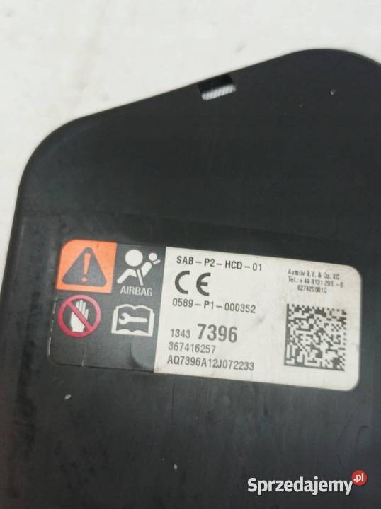 PODUSZKA POWIETRZNA AIRBAG LEWY PRZÓD FOTELA
