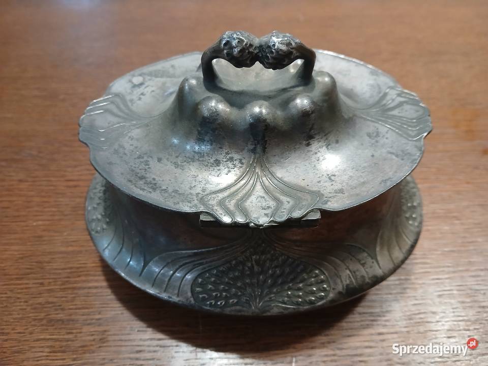 Stara secesyjna cukiernica Verit MBW sygnowana Gorzkowice