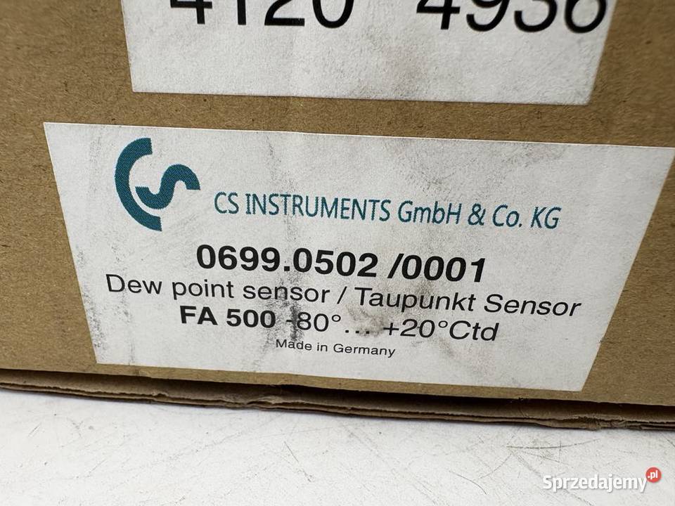 CS Instruments 06990502 Dew point sensor Pozostałe