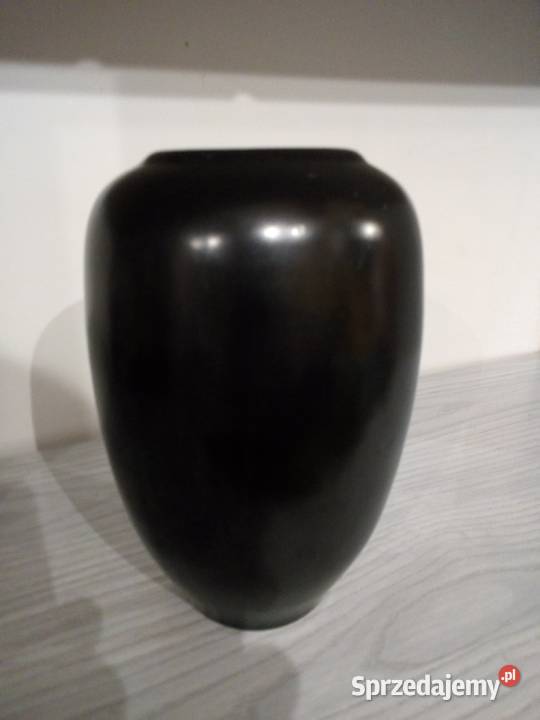 Piękny ceramiczny wazon vintage śląskie