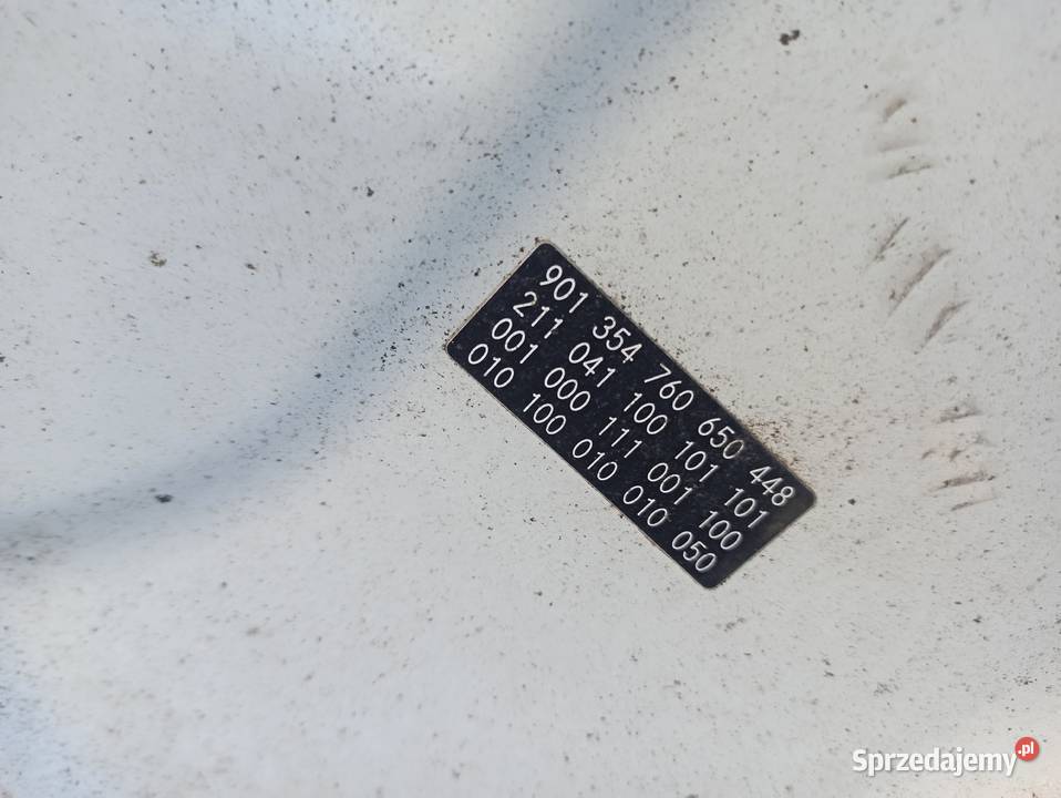 MERCEDES EKLASA W211 MASKA POKRYWA SILNIKA Bieleń