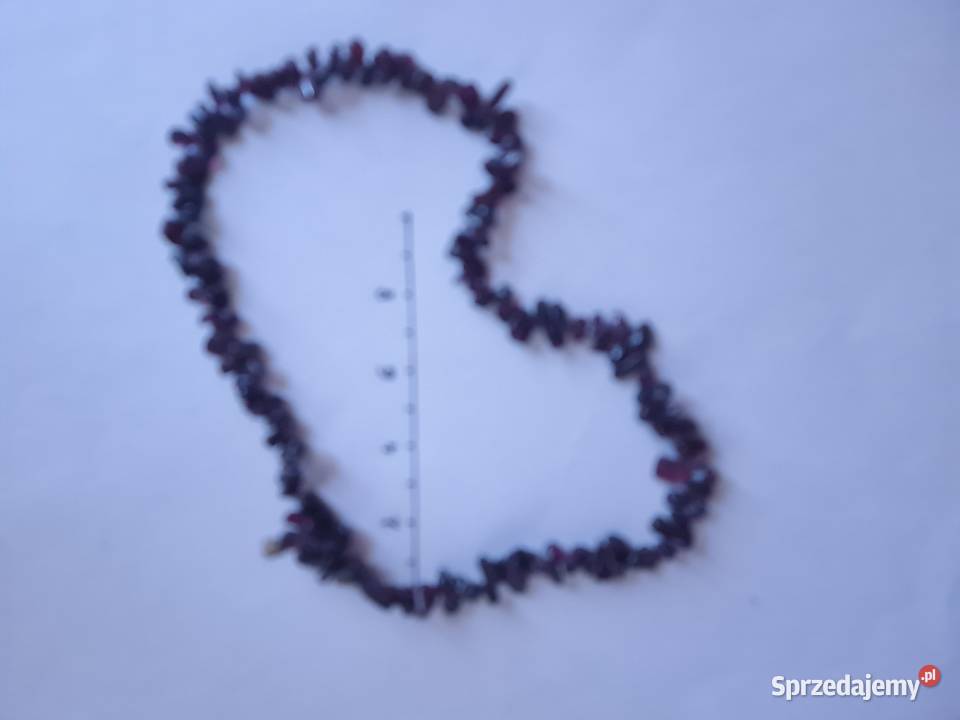 Naszyjnik z granatów 43 śląskie Katowice