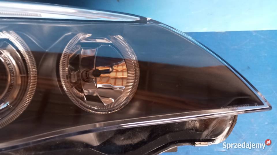 LAMPA PRAWY PRZÓD EUROPA XENON DYNAMIC BMW 5 E60 Lampy przednie Nowy Tomyśl