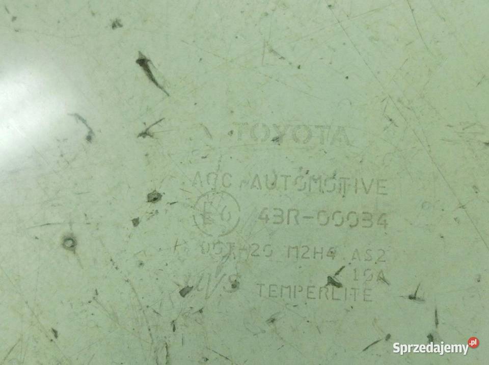 SZYBA DRZWI PRAWY PRZÓD 14 R SUV 5D Toyota RAV4
