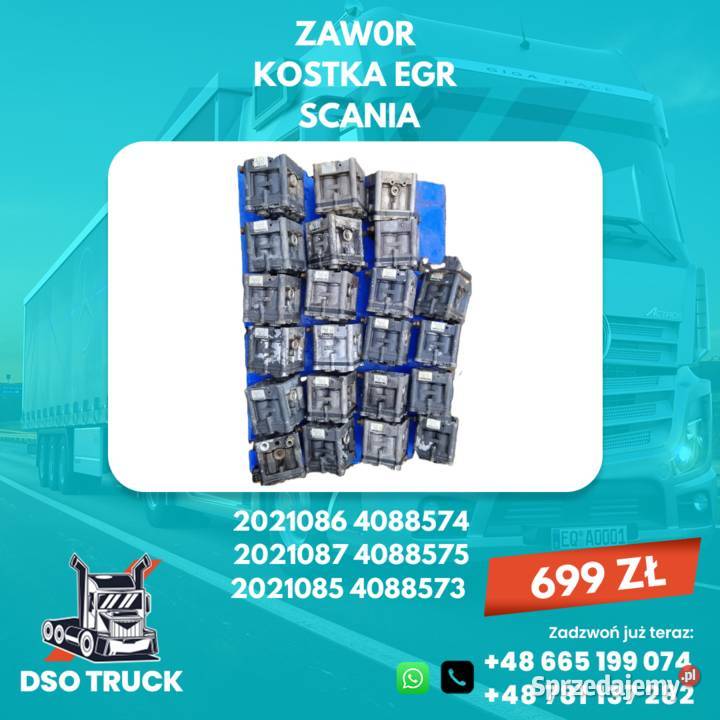 ZAW0R KOSTKA EGR SCANIA 2021086 2021087 2021085 Zawichost sprzedam