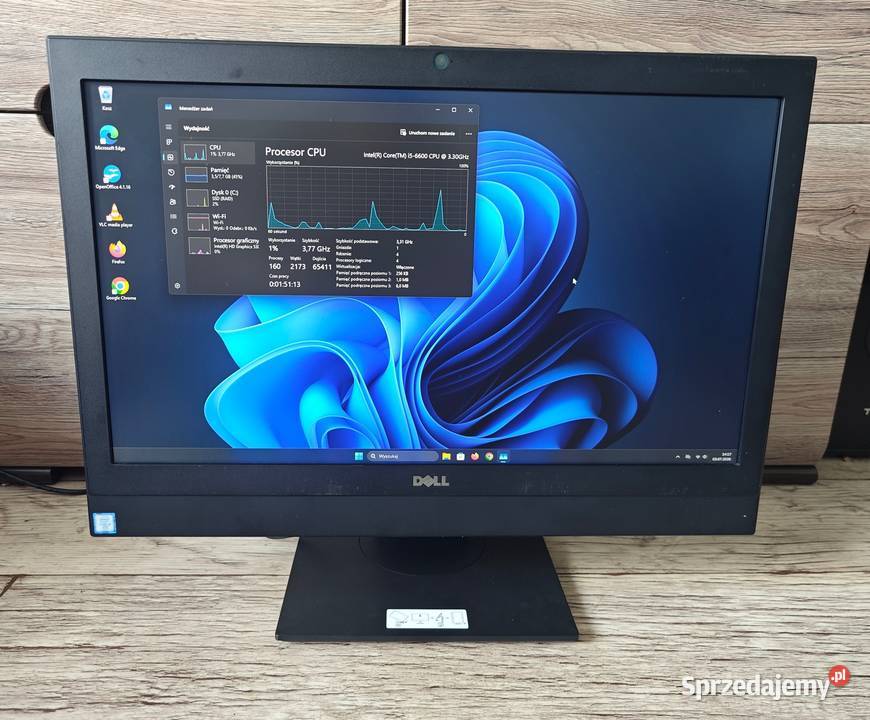Komputer AllInOne Dell Optiplex 7440 I56600 Liczba rdzeni procesora 4 sprzedam