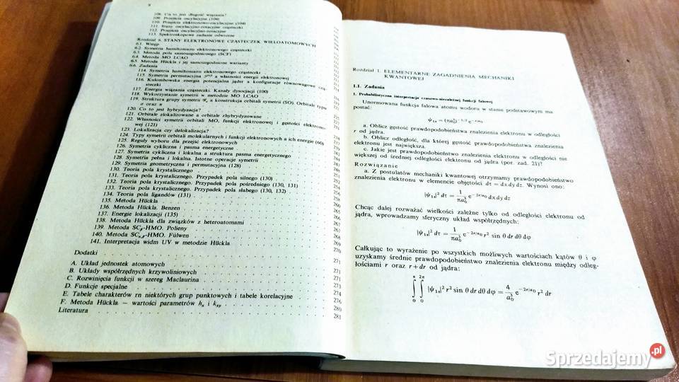 Zadania z chemii kwantowej Pyżalski Kręglewski Rok wydania 1984 Gdańsk