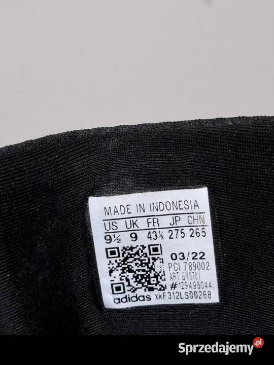 Buty 43 adidas Originals Boost czarne sneakersy czarny małopolskie Kraków