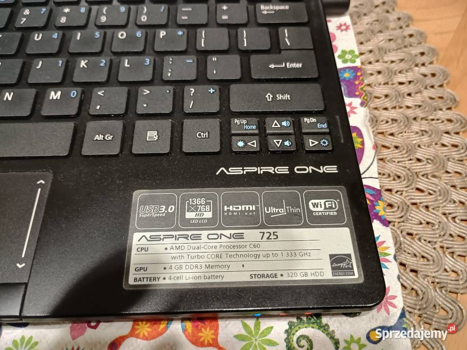 Laptop Acer Aspire one wielkopolskie Wągrowiec