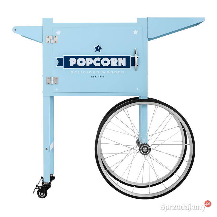 Wózek do maszyny do popcornu niebieski Częstochowa sprzedam