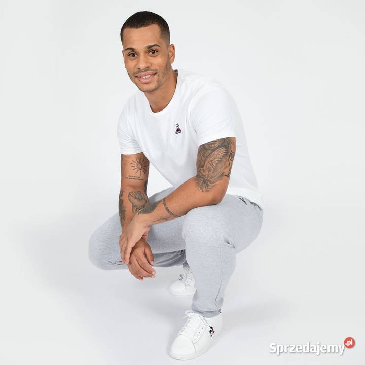 LE COQ SPORTIF biały tshirt 149 M do XL mazowieckie Warszawa