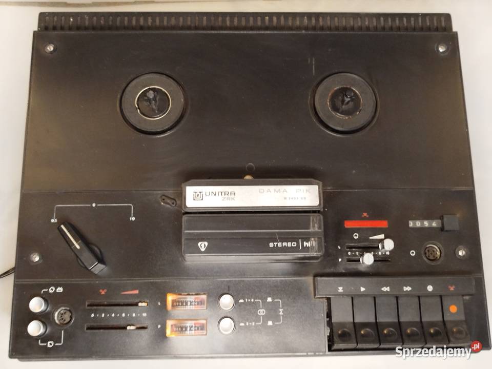 Retro magnetofon szpulowy Unitra Dama Pik Zgierz