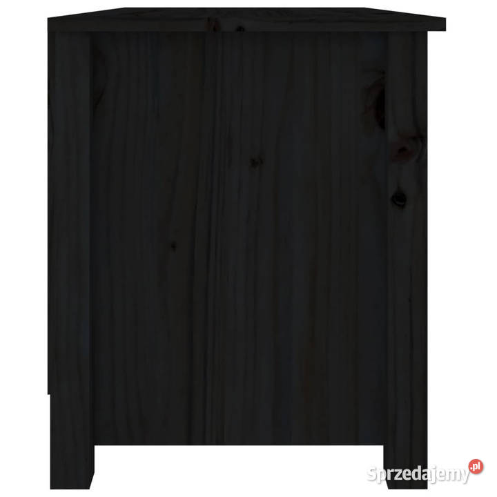 Szafka na buty czarna 70x38x455 drewno sosnowe Warszawa
