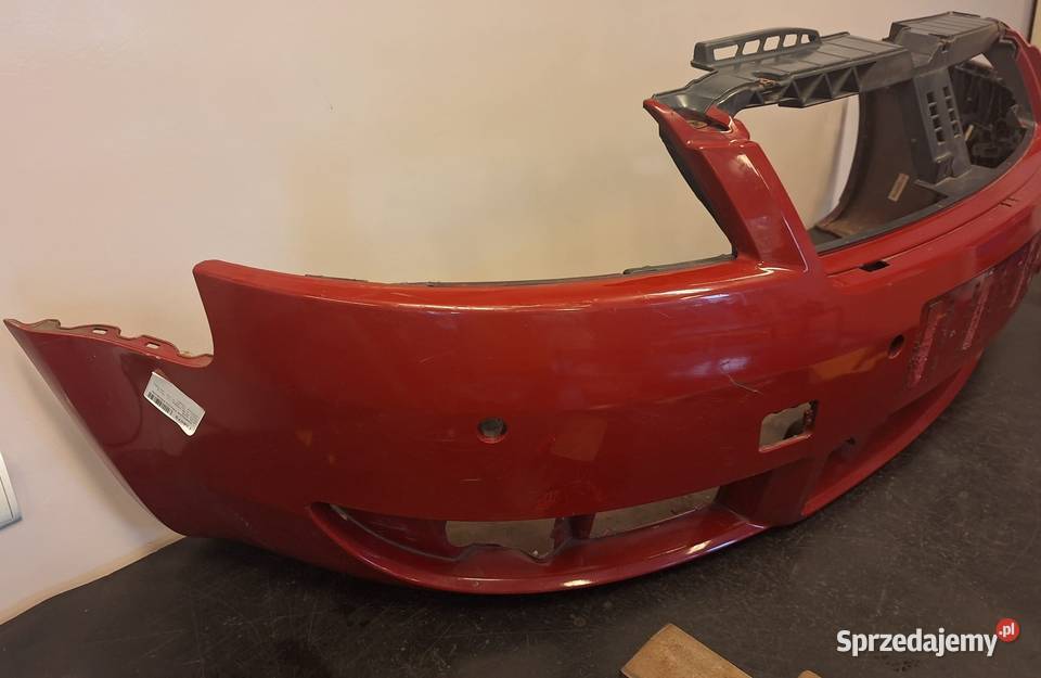 Zderzak przód Audi A4 Cabrio B6 czerwony śląsk osobowe Szczerbice