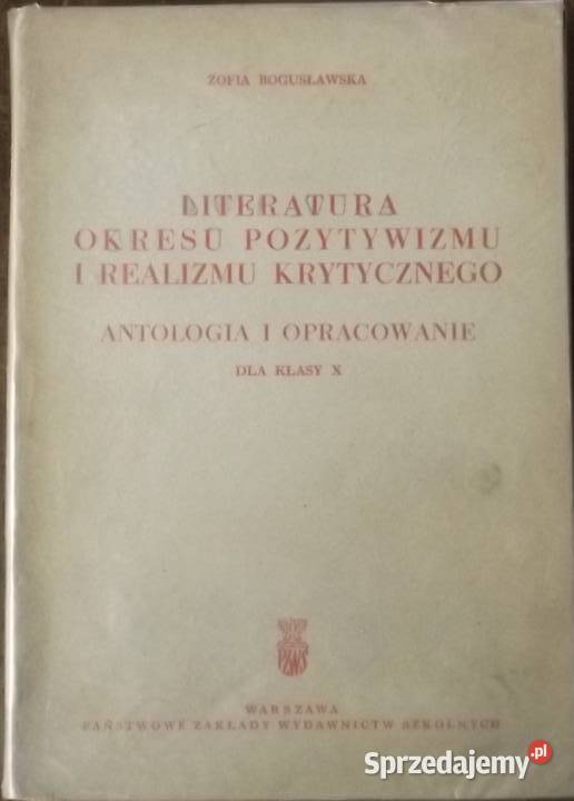Literatura okresu pozytywizmu i realizmu małopolskie Oświęcim