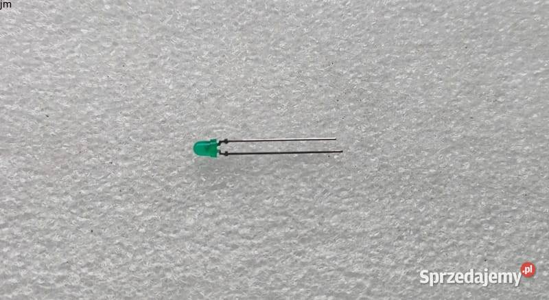 Dioda LED zielona 3mm 12v do lokomotyw wagonów Kraków