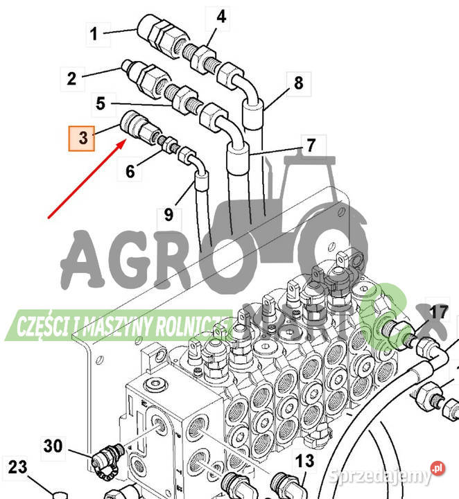 45920112 45920112 SZYBKOZŁĄCZE HYDR JCB Wichrów