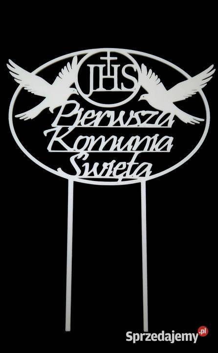 Pierwsza Komunia Święta toper na tort komunijny opolskie Opole sprzedam