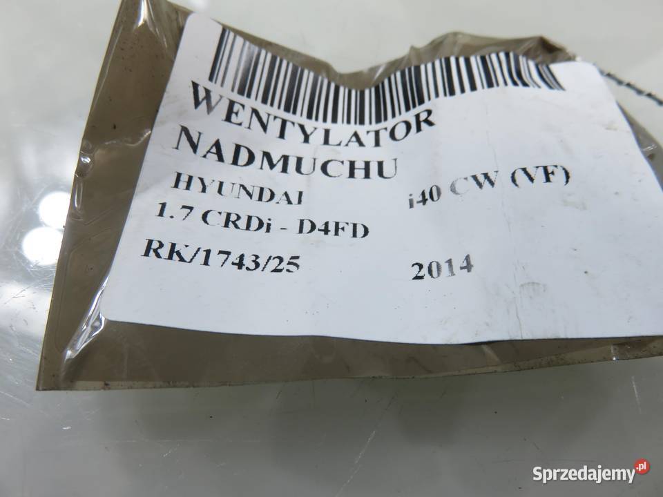 DMUCHAWA HYUNDAI i40 CW VF B308830510 Dmuchawy