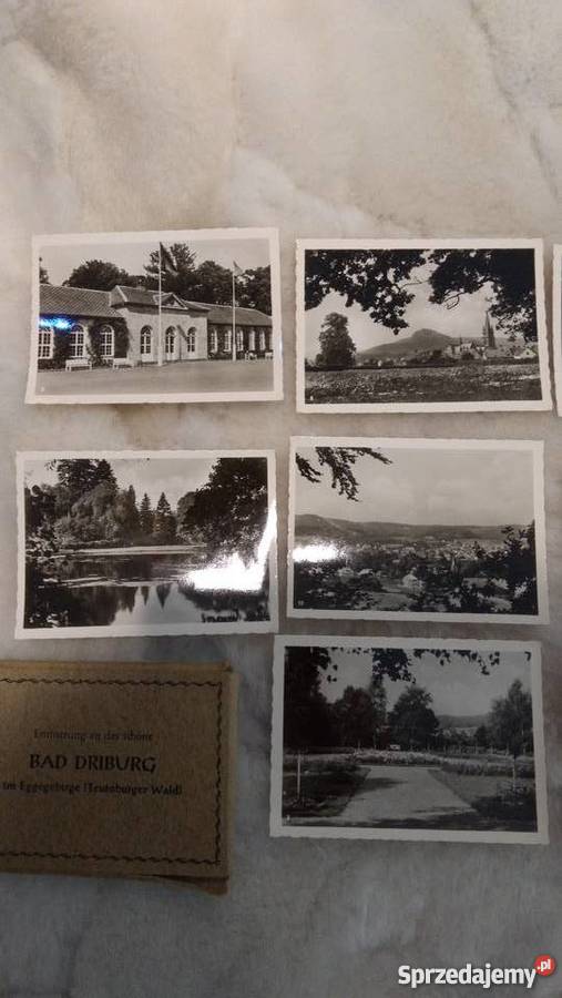 Bad Driburg mini pocztówki Niemcy lata Sieradz sprzedam