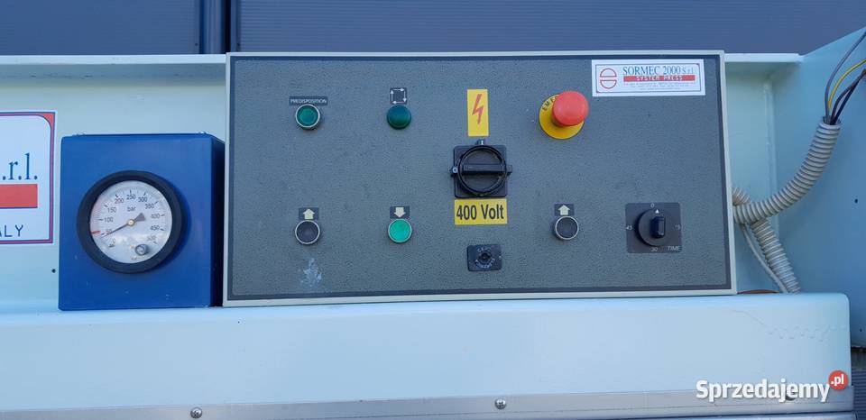 Prasa półkowa Sormec T60 1000x2500 926 Naprawa