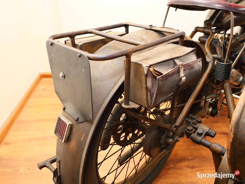 Motosacoche z koszem 1923 Łódź