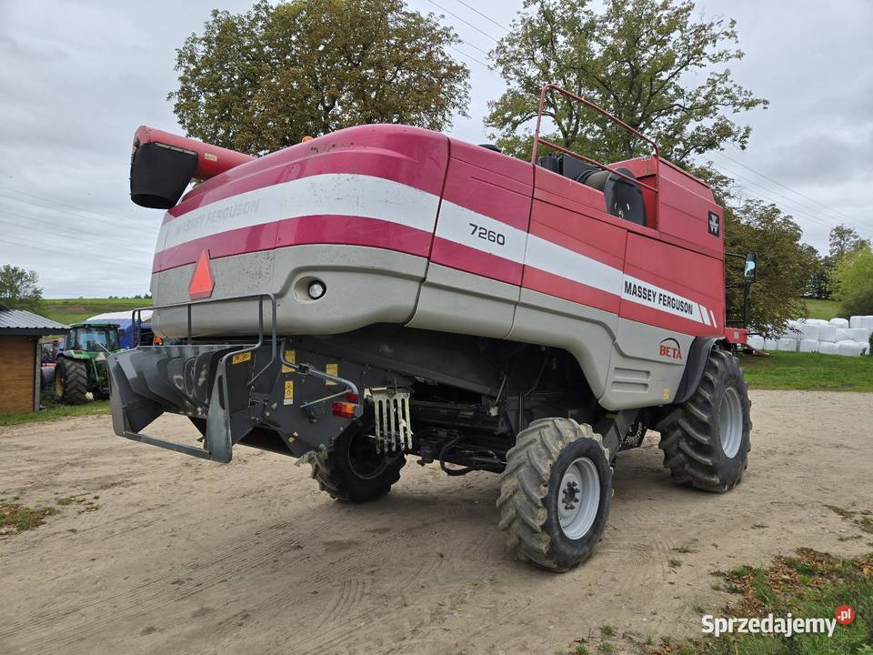 Massey Ferguson 7260 4WD Kombajn zbożowy podlaskie Szołtany