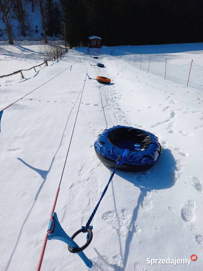Wyciąg zaczepowy do snowtubingu i narciarzy 120m Pozostałe Wrocław