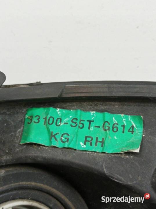 LAMPA PRZÓD PRAWA LIFT FL 33100S5TG614 Honda osobowe sprzedam