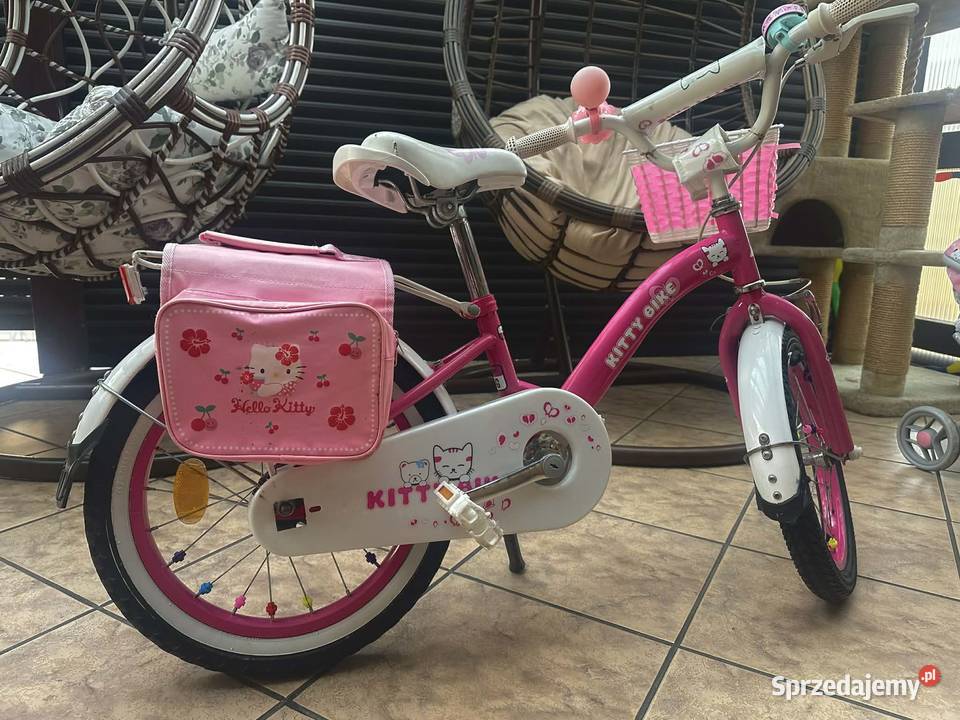 Rower dziecięcy Hello Kitty różowy 16 Krotoszyn