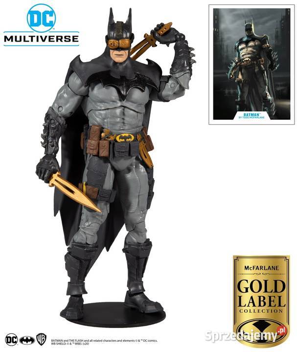 Duża Figurka Batman Todd DC Multiverse 20 Gold małopolskie Mogilany