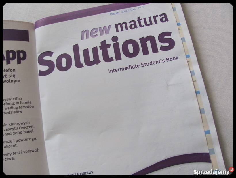 Matura Solutions OXFORD Students book