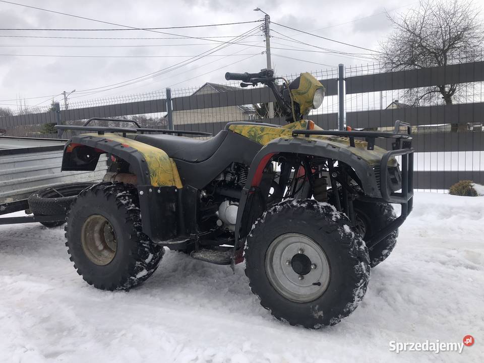 Quad 250 duży naped na wale hak Nowa Słupia