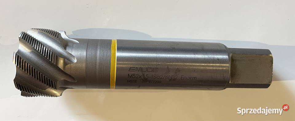 Gwintownik M52x15 ISO26H HSSE EMUGE Czarnożyły