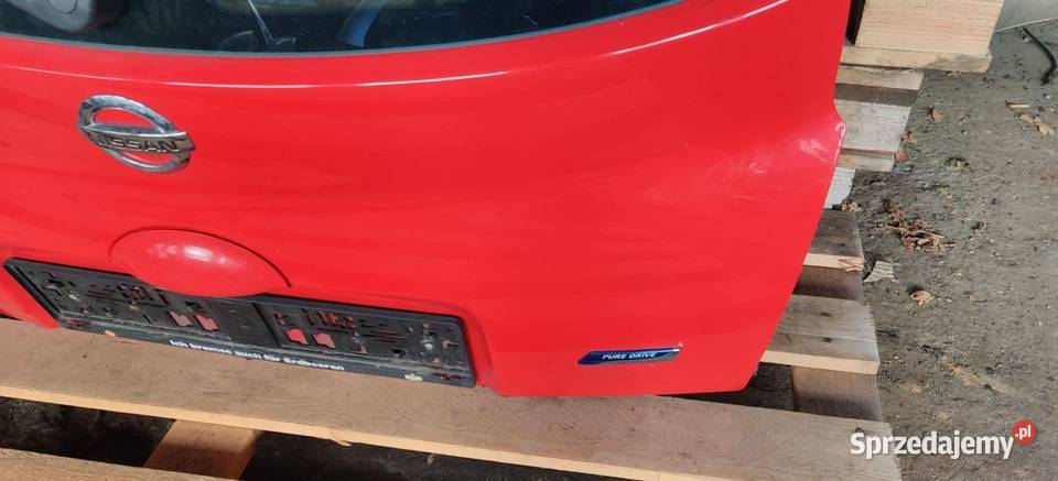 TYLNA KLAPA BAGAŻNIKA TYŁ SZYBA NISSAN MICRA K12 Rudziniec