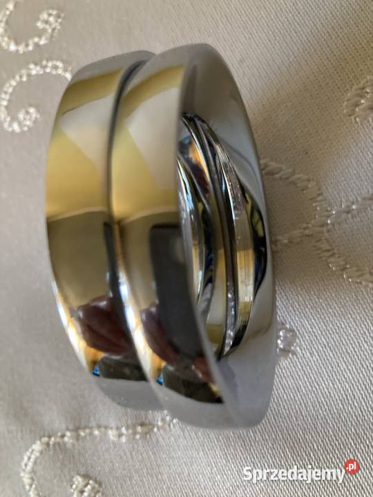 Serwetniki Chromowane Eleganckie 2 Obrączki Czerwionka-Leszczyny