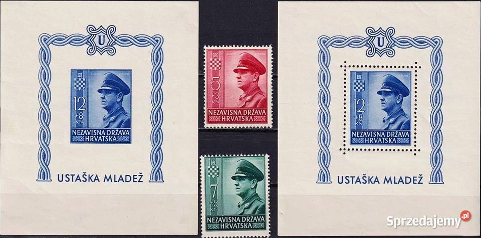 CHORWACJA 1943ANTE PAVELIĆ MNH wysyłka sprzedam