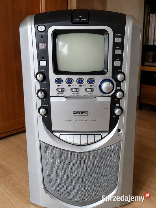 WELLTECH sprzęt do karaoke z ekranem CD i kasetą Olsztyn