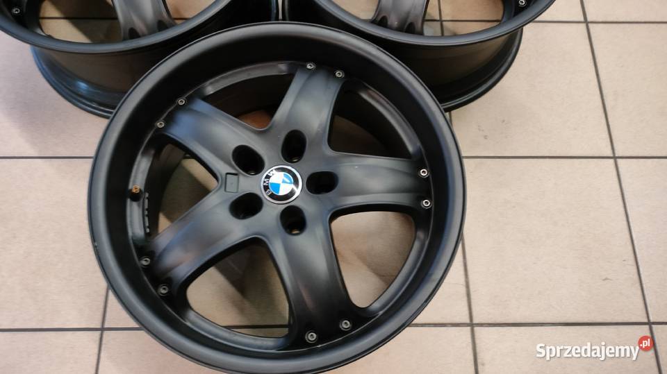 Alufelgi BMW 5 E39 E60 7 18X8 5X120 ET20 czarne Kraków